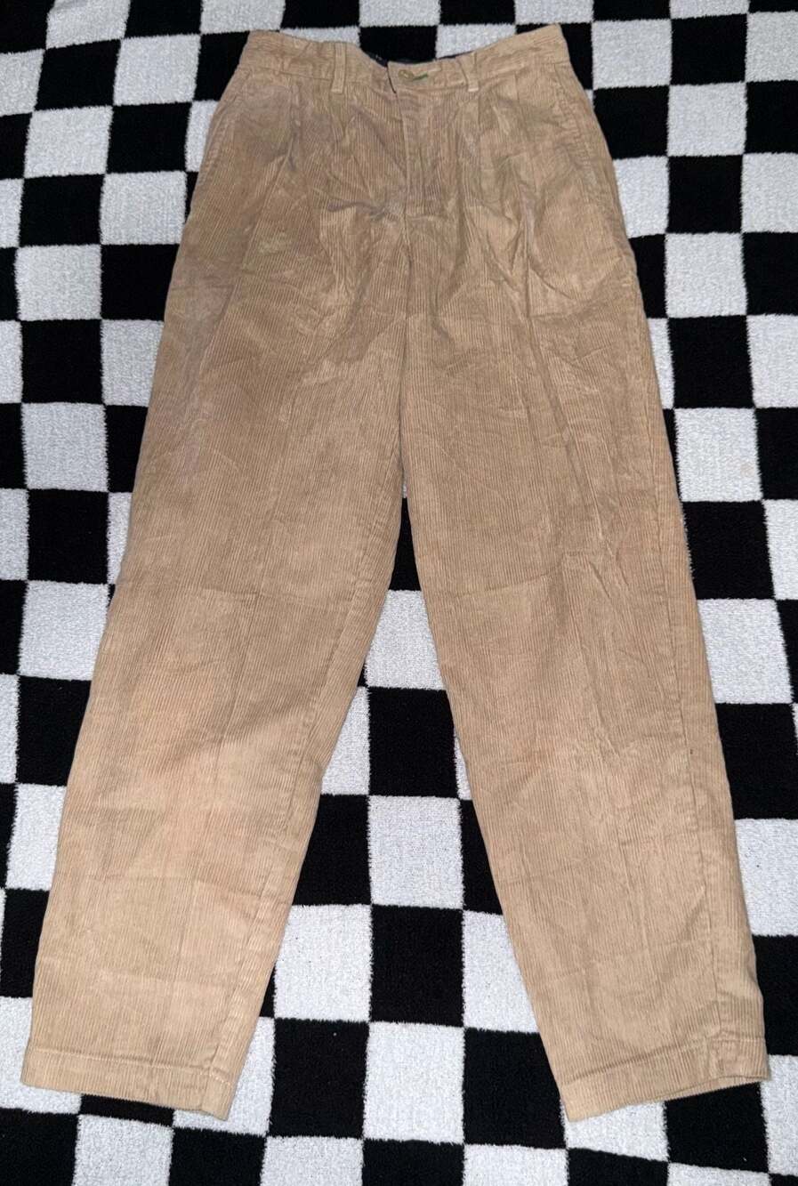 Tommy Hilfiger Vintage Pleated Corduroy Pants Size 10